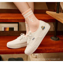 High Quality Colorful Breathable Soft Cotton Medium Women Socks